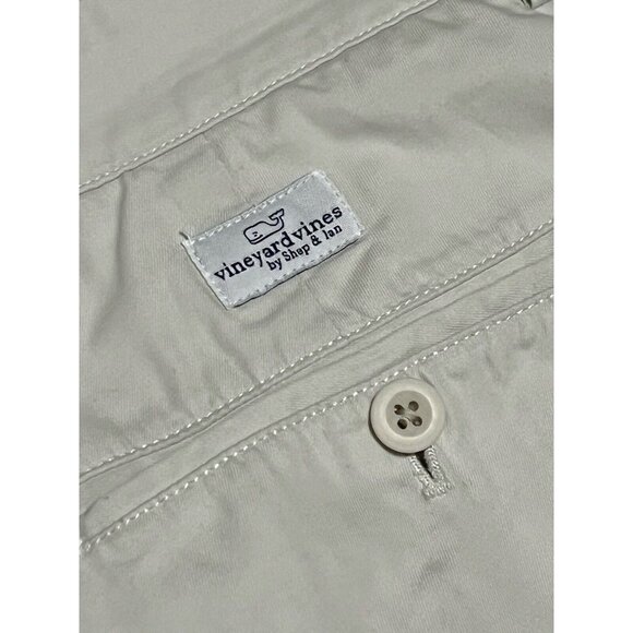 Vineyard Vines By Shep & Ian Shorts Mens 36 Beige Flat Front Club Preppy Golf - Picture 11 of 12